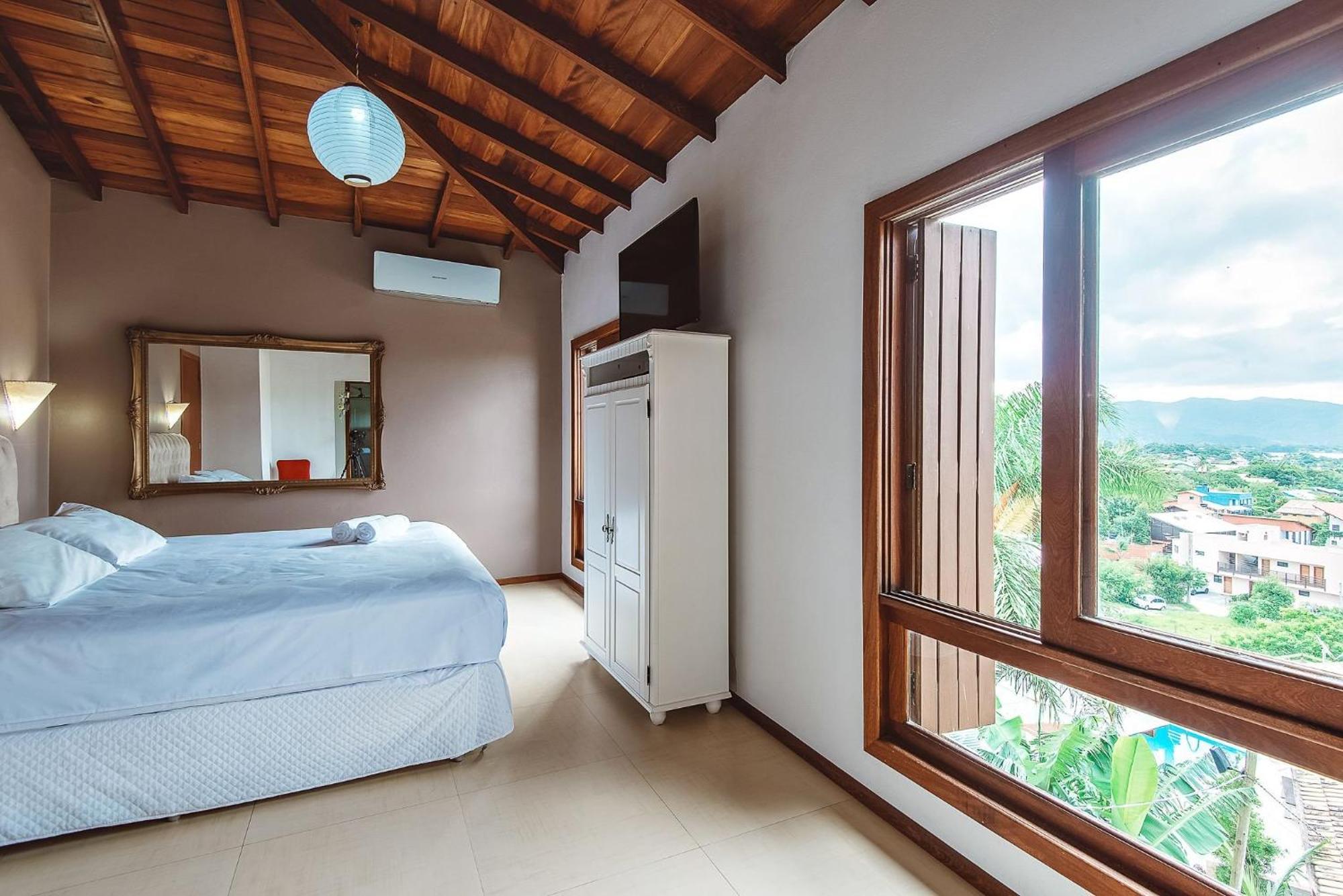 Bangalôs Do Rosa Com Vista Panorâmica - Bangalôs Com Hidromassagem, Lareira E Piscina