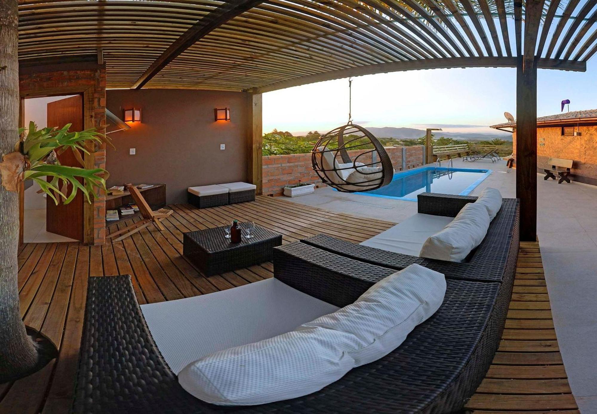Bangalôs Do Rosa Com Vista Panorâmica - Bangalôs Com Hidromassagem, Lareira E Piscina Casa de hóspedes Praia do Rosa